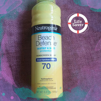 Photo of Neutrogena® Beach Defense® Water + Sun Protection Sunscreen Spray Broad Spectrum SPF 70 uploaded by Darby S.