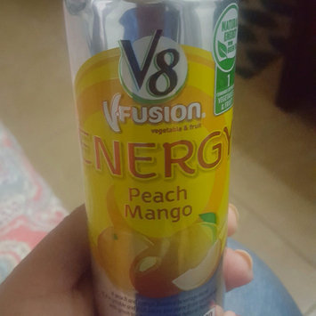 Photo of V8® V-Fusion + Energy Peach Mango Flavored Vegetable & Fruit Juice uploaded by Noelia M.