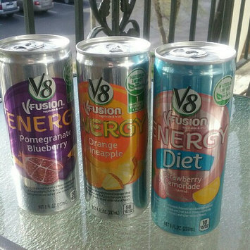 Photo of V8® V-Fusion + Energy Peach Mango Flavored Vegetable & Fruit Juice uploaded by Arlette P.