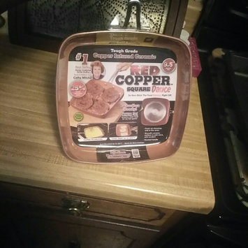 Photo of As Seen on TV Red Copper Square Dance Pan uploaded by Tempestt S.