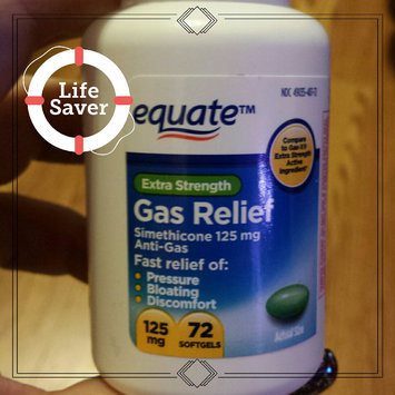 Photo of Equate - Gas Relief, Extra Strength, Simethicone 125 mg, 72 Softgels, Compare to Gas-X uploaded by Bev M.