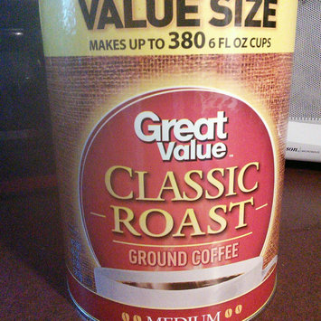 Photo of Great Value Classic Roast Medium Ground Coffee, 48 oz uploaded by Leslie V.
