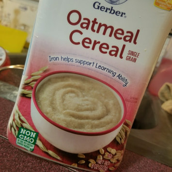 Photo uploaded to Gerber® Single Grain Baby Cereal | Oatmeal by Esmeralda C.