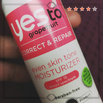 Photo of Yes To Grapefruit Even Skin Tone Moisturizer with SPF 15 uploaded by Ambika V.