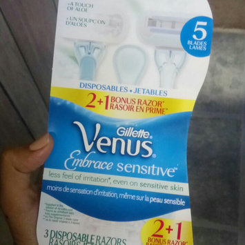 Photo of Gillette Venus Embrace Sensitive™ Disposable Razor uploaded by Cristal W.