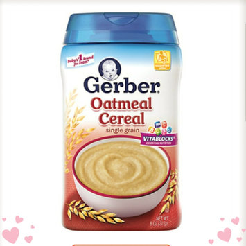 Photo of Gerber® Single Grain Baby Cereal | Oatmeal uploaded by Ilianne G.