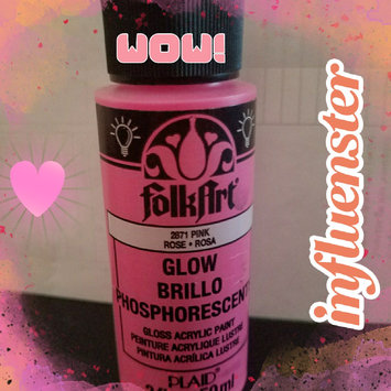 Photo of FolkArt 2 oz Glow-In-The-Dark Paint uploaded by Oyuky R.