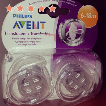 Photo of Avent Orthodontic Translucent Silicone Pacifier uploaded by Eloisa N.