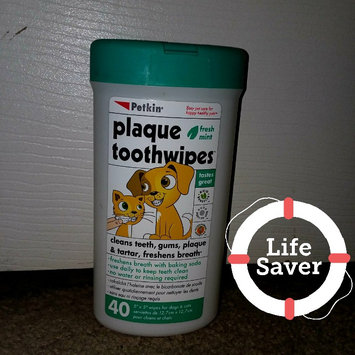 Photo of Petkin ToothWipes Tooth & Gum Cleanser uploaded by leah b.