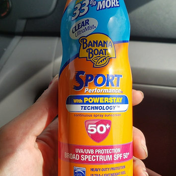 Photo of Banana Boat Sport UltraMist Sunscreen SPF 50 uploaded by Morgan T.