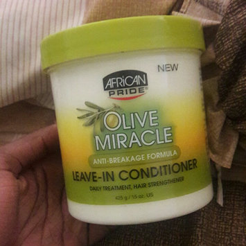 Photo of African Pride Olive Miracle Leave in Conditioner, 15 oz uploaded by valerie m.