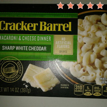 Photo of Cracker Barrel Vermont Sharp White Cheddar Macaroni & Cheese Dinner 14 oz. Box uploaded by Kristal R.
