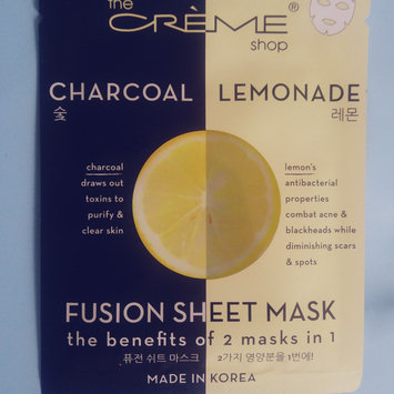 Photo of the CRÈME shop Charcoal & Lemon Fusion Sheet Mask uploaded by Jill H.
