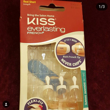 Photo of **2-PACK** Kiss Everlasting SQUARE SHAPE Short Nails **NO CHIP GUARANTEE** uploaded by Moka m.