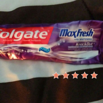 Photo of Colgate® MaxFresh® with WHITENING MINI BREATH STRIPS Toothpaste Cool Mint uploaded by Natalie R.