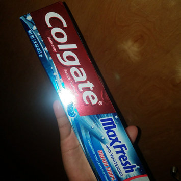 Photo of Colgate® MaxFresh® with WHITENING MINI BREATH STRIPS Toothpaste Cool Mint uploaded by Debbie H.
