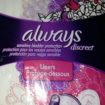 Photo of Always Discreet Very Light Liners – Long Length uploaded by Tiphie O.