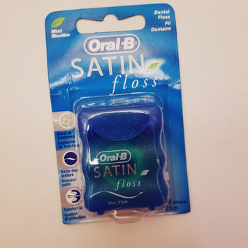 Photo of Oral-B Complete Satin Floss Mint 55 yd Carded Pack uploaded by Amber M.