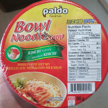 Photo of Paldo Kimchi Noodle Soup, 3.03-Ounce Cup (Pack of 12) uploaded by Amanda C.