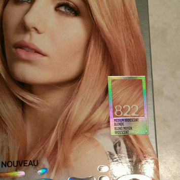 Photo of Feria Multi-Faceted Shimmering Colour Fashion Metallics 822 Medium Iridescent Blonde Hair Color 1 kt Box uploaded by Darlene F.