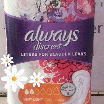 Photo of Always Discreet Very Light Liners – Long Length uploaded by Chepa P.