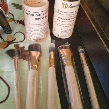 Photo of Foundation Brush Flat Top Kabuki for Face Makeup - Perfect For Blending Liquid uploaded by keren a.