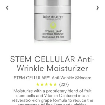 Photo uploaded to Juice Beauty® Stem Cellular Anti-Wrinkle Moisturizer by Natasha P.