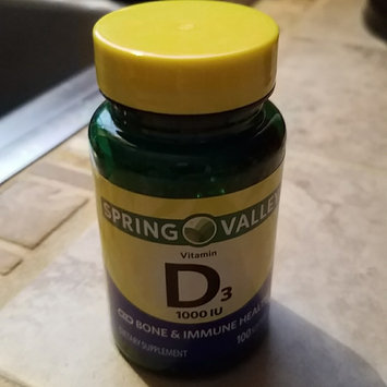 Photo of Spring Valley Vitamin D3 Supplement Softgels, 1000 IU, 100 count uploaded by Beverly B.
