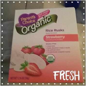 Photo of Parent's Choice Rice Rusks Apple Baked Rice Snacks, 12 count, 1.76 oz uploaded by Kristin K.