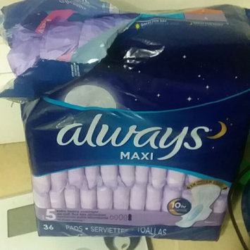 Photo of Always Maxi Size 5 Extra Heavy Overnight Pads with Wings Unscented uploaded by Emilee H.
