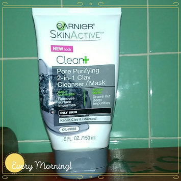 Photo of Garnier SkinActive Clean+ Pore Purifying 2-In-1 Clay Cleanser Mask uploaded by Shalee G.