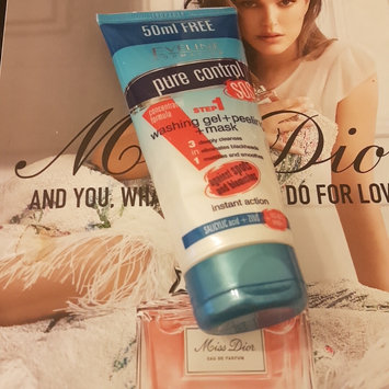 Photo of Eveline Cosmetics PURE CONTROL WASHING GEL + PEELING + MASK 3in1 uploaded by Manel F.