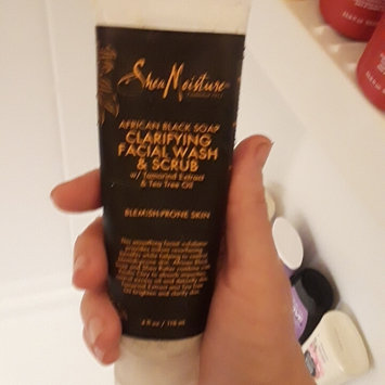 Photo of SheaMoisture African Black Soap Problem Skin Facial Wash & Scrub uploaded by Christina AKA The Cherokee Gypsy (Youtube) C.