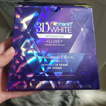 Photo of Crest 3D White Luxe Professional Effects Whitestrips Teeth Whitening Kit uploaded by Elizabeth G.
