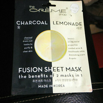 Photo of the CRÈME shop Charcoal & Lemon Fusion Sheet Mask uploaded by Kaitlyn W.