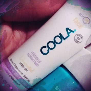 Photo of COOLA Mineral Face SPF 30 Unscented Matte Tint Moisturizer uploaded by Shayna T.