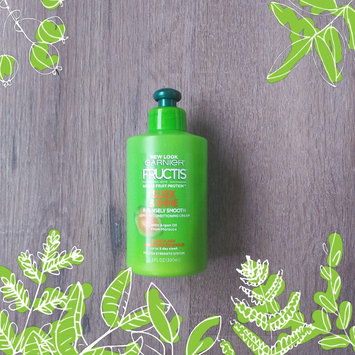 Photo of Garnier Fructis Sleek & Shine Intensely Smooth Leave-In Conditioning Cream uploaded by Angie G.