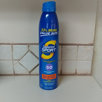 Photo of Coppertone® Sport® Broad Spectrum SPF 50 Sunscreen Spray 9.5 fl. oz. Aerosol Can uploaded by Cara G.