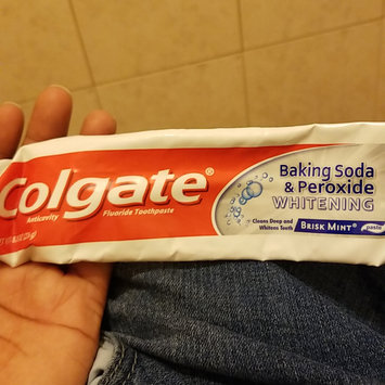 Photo of Colgate® Baking Soda & Peroxide WHITENING Toothpaste Brisk Mint uploaded by Billie L.