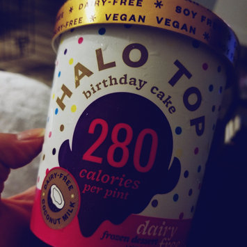 Photo of Halo Top Birthday Cake Ice Cream uploaded by Andrea M.