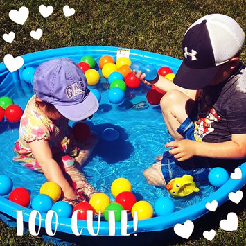 Photo of American Creative Team, Inc. 200 Wonder Non-Toxic Crush-Proof Phthalate Free Play Ball Set with Toss Zone Game uploaded by Kristina E.
