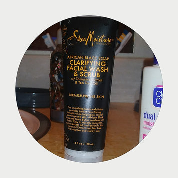 Photo of SheaMoisture African Black Soap Problem Skin Facial Wash & Scrub uploaded by Deazhane C.