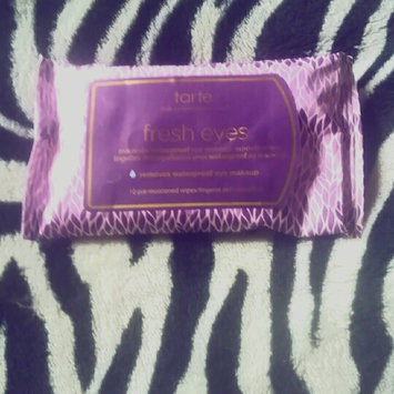 Photo of tarte Fresh Eyes Maracuja Waterproof Eye Makeup Remover Wipes uploaded by Amber R.