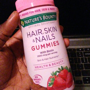 Photo of Nature's Bounty® Optimal Solutions® Hair, Skin & Nails Gummies uploaded by Tyi Blackmon B.