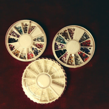 Photo of Bundle Monster 5 Nail Art Manicure Wheels W 3D Designs Glitters Rhinestones Beads uploaded by Star M.