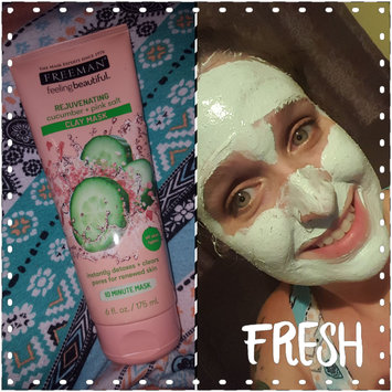 Photo of Freeman Feeling Beautiful Rejuvenating Clay Mask, Cucumber + Pink Salt 6 oz uploaded by Lindsey C.