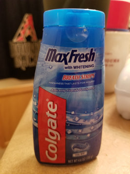 Photo of Colgate® MaxFresh® with WHITENING MINI BREATH STRIPS Toothpaste Cool Mint uploaded by Rebecca E.