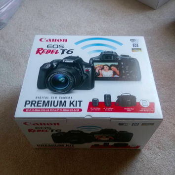 Photo of Canon - Eos Rebel T6 Dslr Camera With Ef-s 18-55mm F/3.5-5.6 Is Ii Lens uploaded by Dantrell G.