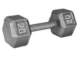 Photo of Weider 20 lb. Hex Dumbbell - WEIDER HEALTH AND FITNESS uploaded by Christie T.