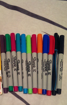 Photo of Sharpie Ultra Fine Point Permanent Markers - 12ct uploaded by Samantha T.